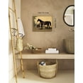 thumbnail image 3 of Drsoum Vintage Canvas Framed Wall Art 11x14in Horse Room Decor for Bathroom Dining Room Living Room - Natural Framed, 3 of 8