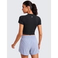 thumbnail image 2 of Remera CRZ YOGA sin Costuras Crop Manga Corta Negra XL, 2 of 5