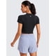thumbnail image 2 of Remera CRZ YOGA Crop Sin Costuras Negra Manga Corta XS, 2 of 5