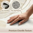 thumbnail image 6 of ODIKA 8'x10' Washable Area Rug Beige Neutral Tan Abstract Marbled Swirl Tonal Gradient Oatmeal for King Size Bedroom Under Bed, Master Suite, Non-Shedding, Easy Care, 6 of 7