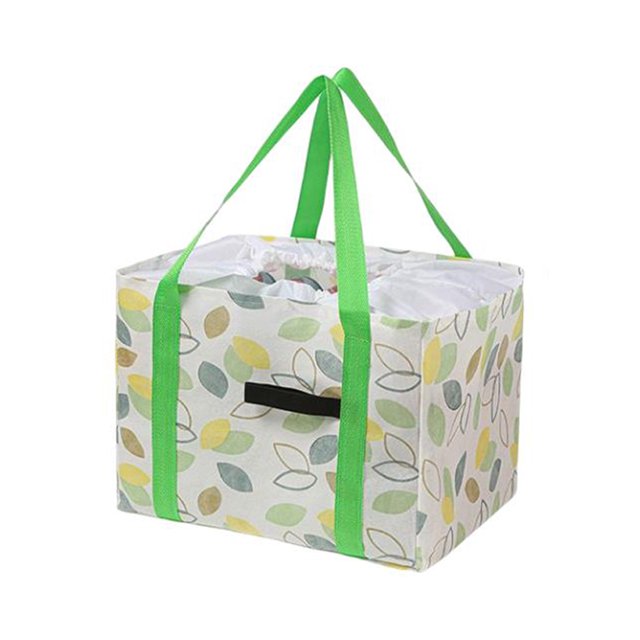 Greeniant Bolsa de almacenamiento Almuerzo Desayuno Cena Bolsas Aislamiento Conservar frescura Saco Moda portátil Colorido para acampar en casa Mochilas de mochilero Verde Greeniant OD030029-01