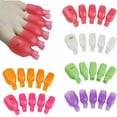 thumbnail image 2 of 5-10 Pcs Toe Nail Art Soak Off Clip Cap UV Gel Polish Remover Wrap Manicure Tool, 2 of 4