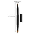 thumbnail image 2 of WEUVEB 2PCS Retractable Lip Brush with Cover for Daily Use Black Plastic, 2 of 8