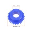thumbnail image 3 of Uxcell 1.0 Modulus 30 Teeth 12mm Inner Hole Plastic Tapered Bevel Gear, 3 of 5