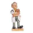 thumbnail image 2 of Figuras de personas profesionales Estatuas Figuras de personas pequeñas Resina pintada decorativa exquisita para Estantería Dormitorio Decoración de Estilo I Fernando Figuras de muñecas de resina, 2 of 8