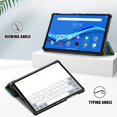 thumbnail image 3 of Dteck Slim Fit Case For Lenovo Tab M10 Plus, Lightweight Slim Shell Tri-Fold Stand Cover with Auto Sleep/Wake For Lenovo Tab M10 Plus TB-X606F / TB-X606X 10.3" FHD Android Tablet, Flower, 3 of 9