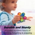 thumbnail image 6 of Pop Fidget Spinner Toys , 4 Pcs Simple Popping Toy Pack Bubble Sensory Set for Kids Party Favor Bulk ADHD Stress Relief Hand Spinners, 6 of 7
