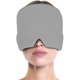 thumbnail image 1 of Gorro de gel para terapia de frío y calor para aliviar el dolor de cabeza y la migraña en quimioterapia, color gris, 1 of 1