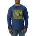 thumbnail image 1 of Straight Outta Milwaukee MIL Fan | Fantasy Baseball Fans | Mens Sports Long Sleeve T-Shirt, Navy, X-Large, 1 of 4