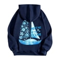 thumbnail image 7 of Trendfront Womens Ocean Graphic Zip Up Hoodies Drawstring Hood Long Sleeve Surfboard Back Print Side Pockets Casual Sweatshirts, 7 of 7