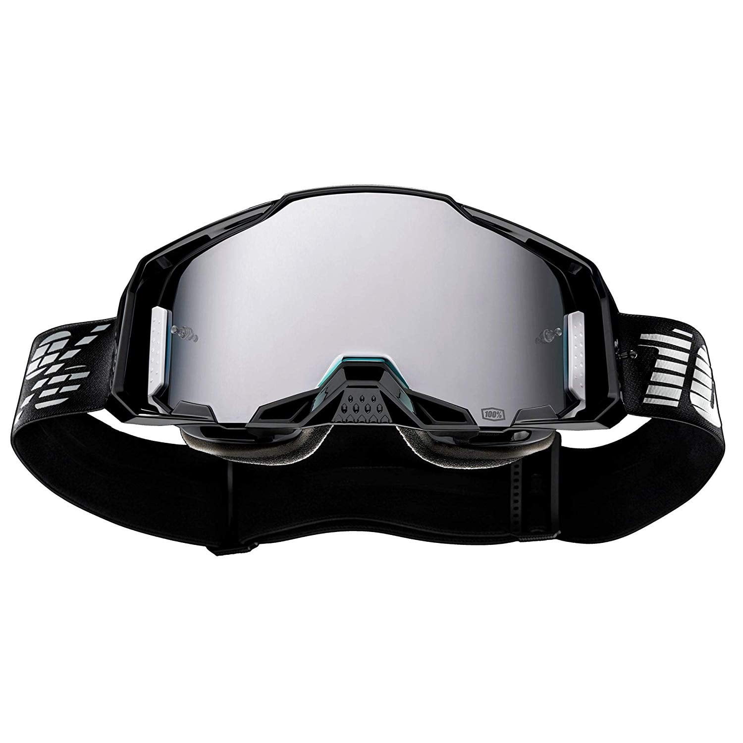 New 100/% Armega Goggles Black Mirror Silver Flash 50710-001-02