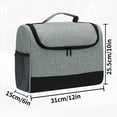 thumbnail image 2 of Bewildely Kit de barman, bolsa de almacenamiento de nailon, vertedor, estuche de transporte, organizador Barra de herramientas, 2 of 6