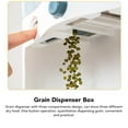 thumbnail image 4 of Distributeur de Grains à 3 Compartiments 6L Grande Capacité Fenêtre Transparente Conteneur de Stockage de Riz et Grains avec Couvercle pour Aliments Secs Couvercle Supérieur Amovible, 4 of 8