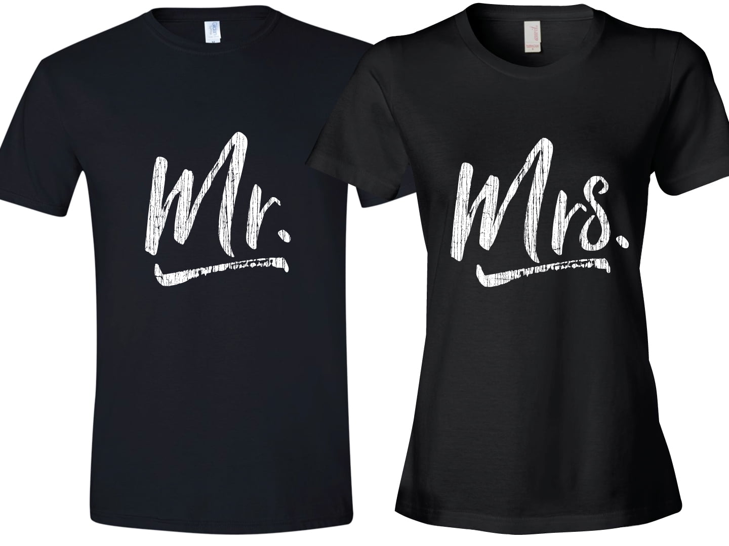 Texas Tees Brand: Mr. And Mrs. Shirt, Matching Shirt For Couples, Ladies  Small & Mens Medium - Walmart.Com