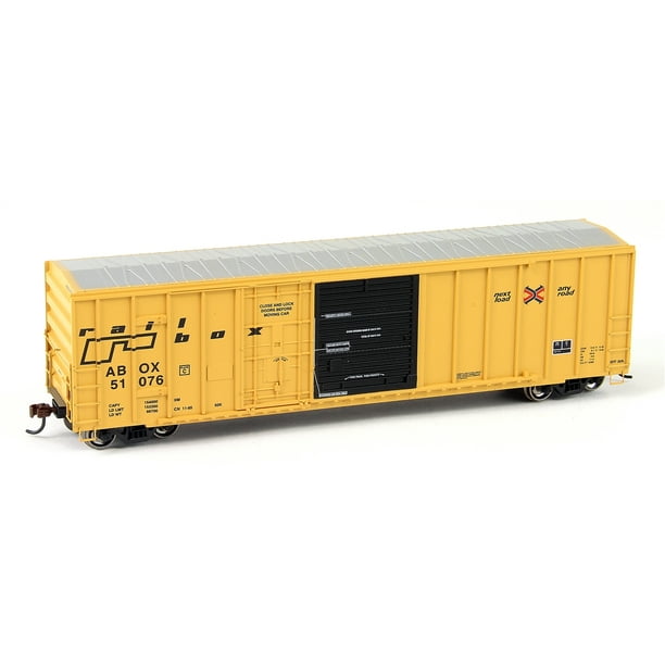 Athearn 87186 HO Railbox (Late) 50' FMC Combo Door Box Car 51076