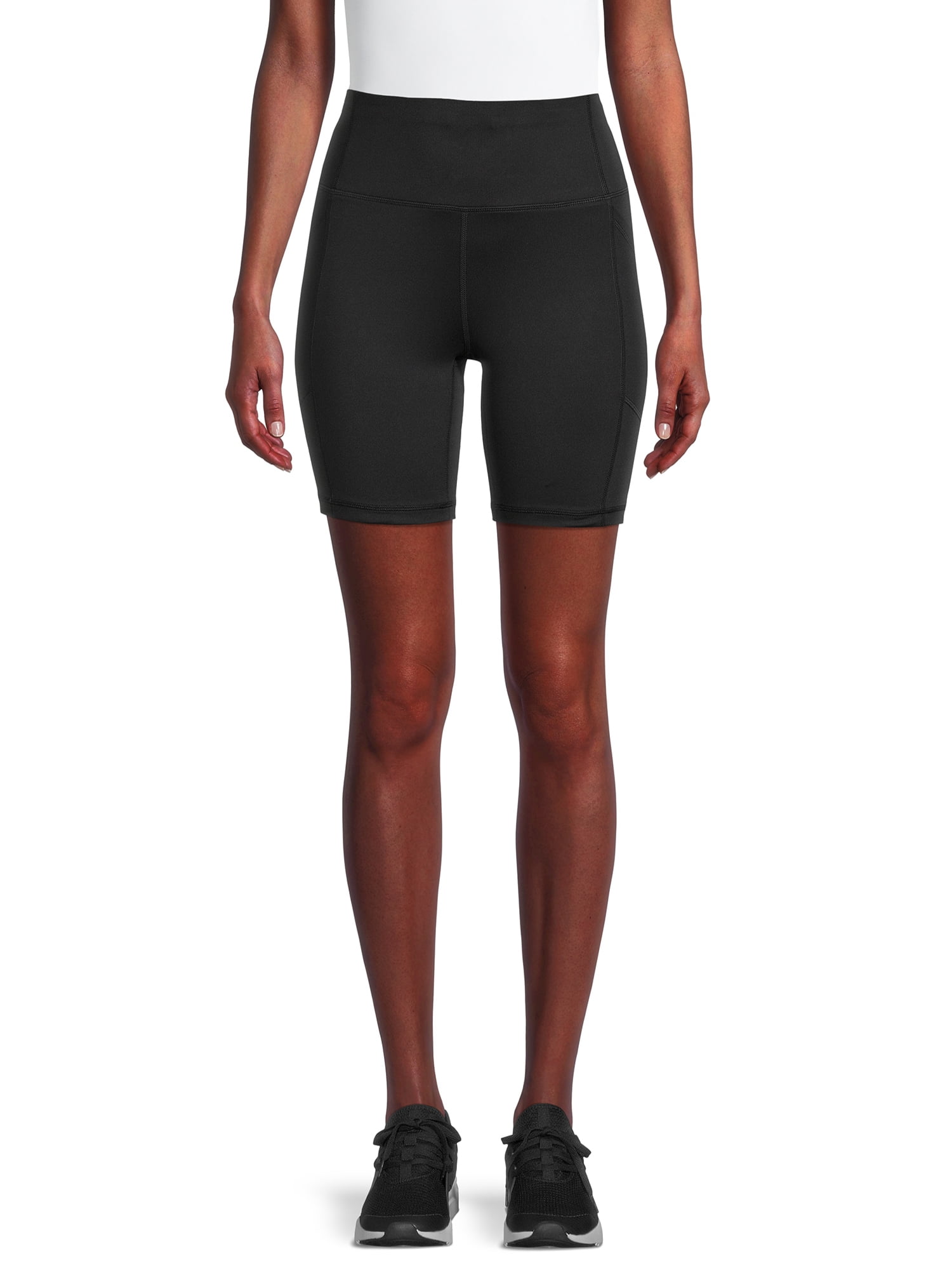 Avia Women's High Rise 7'' Inseam Bike Shorts - Walmart.com