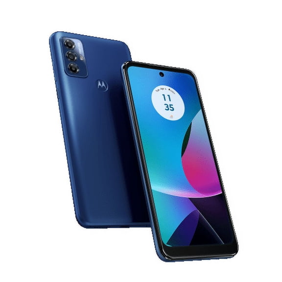 Pre-Owned Cricket Wireless Moto G Play 2023, 32GB, 3GB RAM, 5PM FF Camera, Navy Blue - Prepaid Smartphone