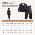 thumbnail image 6 of Lsque The Binding of Isaac Pattern Long Sleeve Pajama Set for Women - Soft 2-Piece Sleepwear and Loungewear Set with Pockets, Comfy Nightwear, 6 of 8