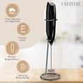 thumbnail image 2 of Cazzenie Espumador de Leche Eléctrico Premium. Batidor de Mano portatil para Café, Cocteles y Bebidas. Batidor de Huevo. Cazzenie Espumador de Leche o Café, 2 of 6