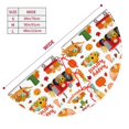 thumbnail image 3 of Cauagu 30" Christmas Tree Skirt Fall Farm Pumpkin Pattern Christmas Tree Decorations Tree Mat for Xmas Decorations Occasion Holiday Home Decor -30", 3 of 7