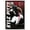 Black Framed Version, variant on NFL Atlanta Falcons - Kyle Pitts 21 Wall Poster, 22.375" x 34", Framed