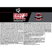 DAP Fast 'N Final 16 oz White Lightweight Spackling Putty