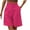 Hot Pink, variant on cfhntfmh Womens Shorts Dressy Casual Summer High Waisted Pleated Business Work Trouser Shorts with Pockets