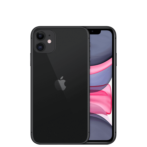 Pre-Owned Straight Talk Apple iPhone 11, 64GB, Black - Prepaid Smartphone [Locked to Straight Talk]