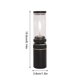 thumbnail image 3 of Linterna de camping de gas para exteriores | Brillo ajustable | Cubierta de vidrio con alto contenido de borosilicato | Aleación de aluminio duradera | Diseño portátil | Negro | 6,14 x 1,49 pulgadas, 3 of 7