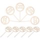 thumbnail image 3 of Wood Happy Birthday Cake Topper Decoration Ornaments For Gift Options Charming Assorted Color 10Pcs, 3 of 5