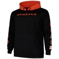 thumbnail image 2 of Men's Fanatics Black Cincinnati Bengals Big & Tall Patched Out Pullover Hoodie, 2 of 3