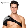 thumbnail image 1 of Shoulder Compression Sleeve - Support Brace for Injuries - Orthopedic Pain Relief - Black/Grey - Right Shoulder, 1 of 3