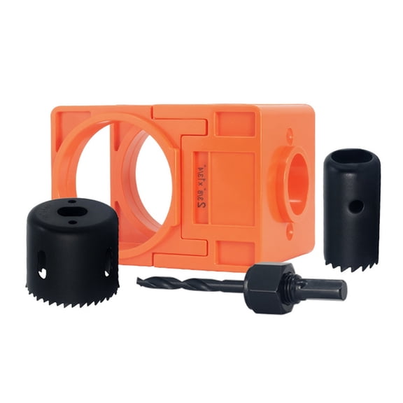 Miiottaa 4Pcs Efficient Door Lock Cutter Set for Wood Door Adjustable Design Quick