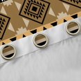 thumbnail image 4 of Manfei Southwestern Aztec Blackout Curtains, , Brown Black Curtains Pack of 2 (42x84 Each), 4 of 6