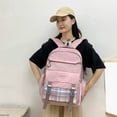 thumbnail image 6 of ZPYESWOW Women Backpack Purse Small Travel Backpack Computer Backpack 17 Inch Laptop Black Bags for Women Nursing Bookbag Computer Travel Bag Work, Pink One Size, 6 of 6
