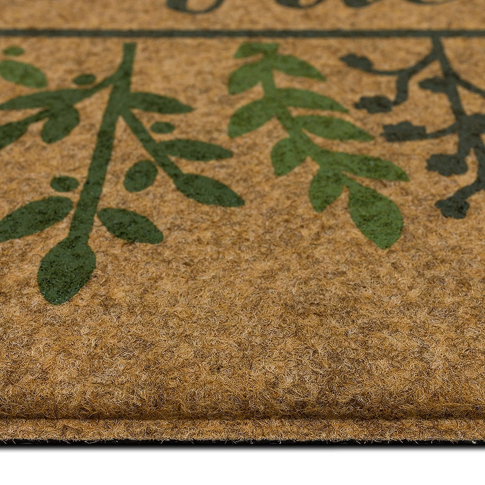 Mohawk Home Grow With Friends Outdoor Polyester Door Mat, Green, 1' 6" X 2' 6"