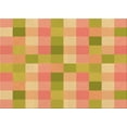 thumbnail image 1 of Ahgly Tapis Rectangulaire Orange Lavable en Machine, 8 Pieds x 12 Pieds, 1 of 7