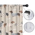 thumbnail image 4 of Blackout Kids Curtains,Cute Cartoon Dachshund Childrens Insulated Curtains Set Of 2,Bedroom Essentials,Toddler Room Decor 42x84in(106x213cm), 4 of 4