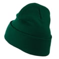 thumbnail image 3 of Gingerbread Man Embroidered Long Beanie - Green OSFM, 3 of 5