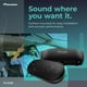 thumbnail image 3 of Altavoces para coche Pioneer TS-X210, montaje en superficie de 3 vías, 100 W (par), 3 of 6