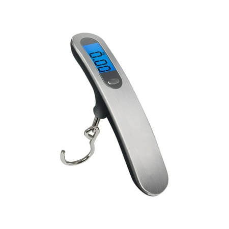 GJX 2026 New Portable Digital Luggage Scale with Overweight Indicator and Backlit Lcd Display,110Lb Capacity Handheld Electronic Scale with Hook for Travel Suitcase Bags,Black