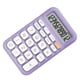 thumbnail image 3 of Calculadora de bolsillo de 12 dígitos, calculadora de bloc de notas, calculadora para estudiantes, oficina, color morado, 3 of 12