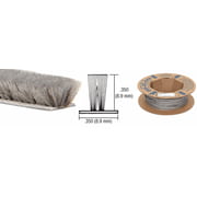 CRL Storefront Door Pile Weatherstrip - 300' Roll .350 Pile Height; .350 Backing Width
