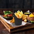 thumbnail image 4 of SHISUYAN Black Paper French Fry Cups for Home Use Perfect for Parties and Snack Storage 100 pcs, 4 of 8