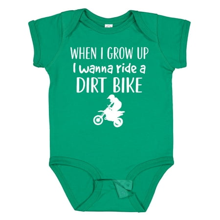 

Inktastic Dirt Biking Motocross Future Dirt Biker Gift Baby Boy or Baby Girl Bodysuit