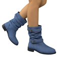 thumbnail image 7 of Casual Ankle Boots,Ankle Boots for Women - Refined Fashion Booties with Clean Structured Upper, Round Toe Short Boots, Ankle Height Dress Boots, Comfortable Everyday Casual Footwear for Autumn Winter, 7 of 7