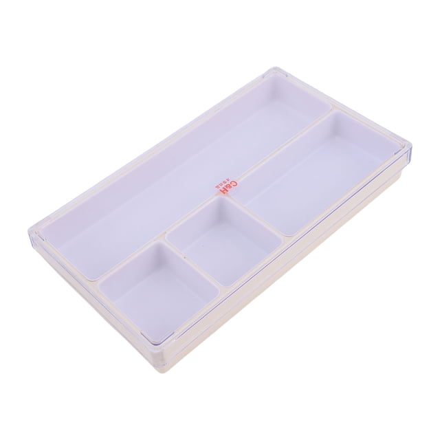 Caja Organizadora De Almacenamiento De Piezas De Reloj, 4 Compartimentos, Caja Organizadora De Piezas De Reloj De Plástico Para Herramientas De Reparación De Relojero