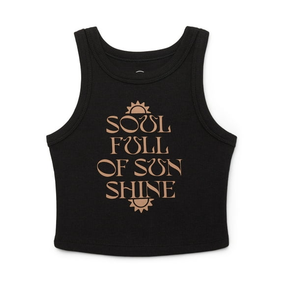 Wonder Nation Tween Girls Graphic Tank Top, Sizes 4-18