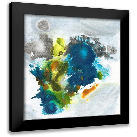 Fuchs, Jodi 12x12 Black Modern Framed Museum Art Print Titled - Color Fuse II