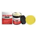 thumbnail image 2 of FHBVT 100g Metal Polishing Paste Kit Kitchen Cookware Rust Stain Remover For Pots Pans Stovetops Multi-Metal Safe Non-Toxic Odor-Free Formula Carnauba Wax Protective Barrier Polish Kit, 2 of 9